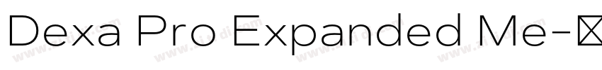 Dexa Pro Expanded Me字体转换